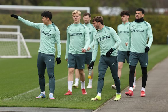 Spurs les joueurs à l'entraînement.