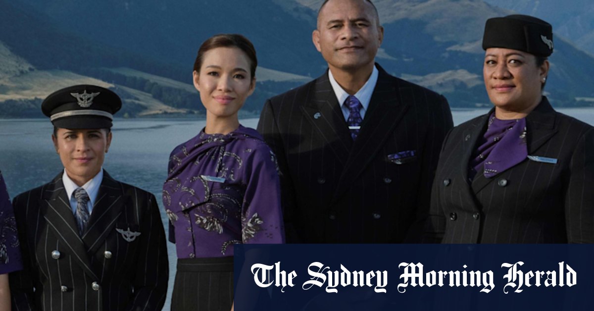 New Air New Zealand Uniforms de la designer Emilia Wickstead Laden de sens
