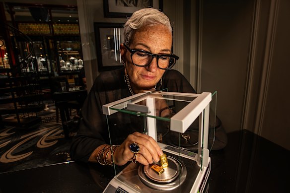Nadia Neuman, de Mondial par Neuman, à Sydney: «Certains aiment acheter de l'or, sachant que c'est une réserve de richesse.»