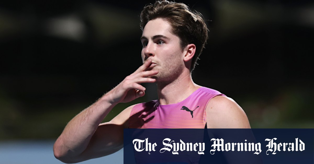 La star des Jeux olympiques, Rohan Browning, bat Lachlan Kennedy à 100 mètres; Torrie Lewis; Goutte goutte; Perth; sprint; résultats; calendrier