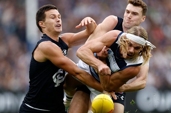 Jack Silvagni a été une révélation de défense pour les Blues jusqu'à présent cette saison.