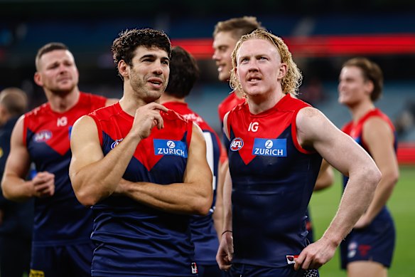 Christian Petracca et Clayton Oliver étaient des personnalités centrales de la résurgence du club à une équipe de premier ministre.