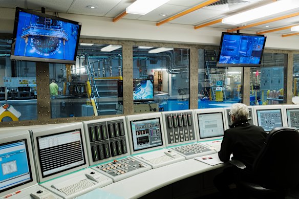 À l'intérieur de l'installation médicale nucléaire de Lucas Heights.