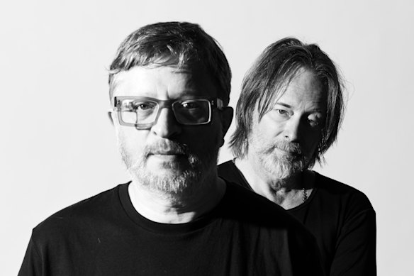 De gauche à droite, Mark Pritchard et Thom Yorke.