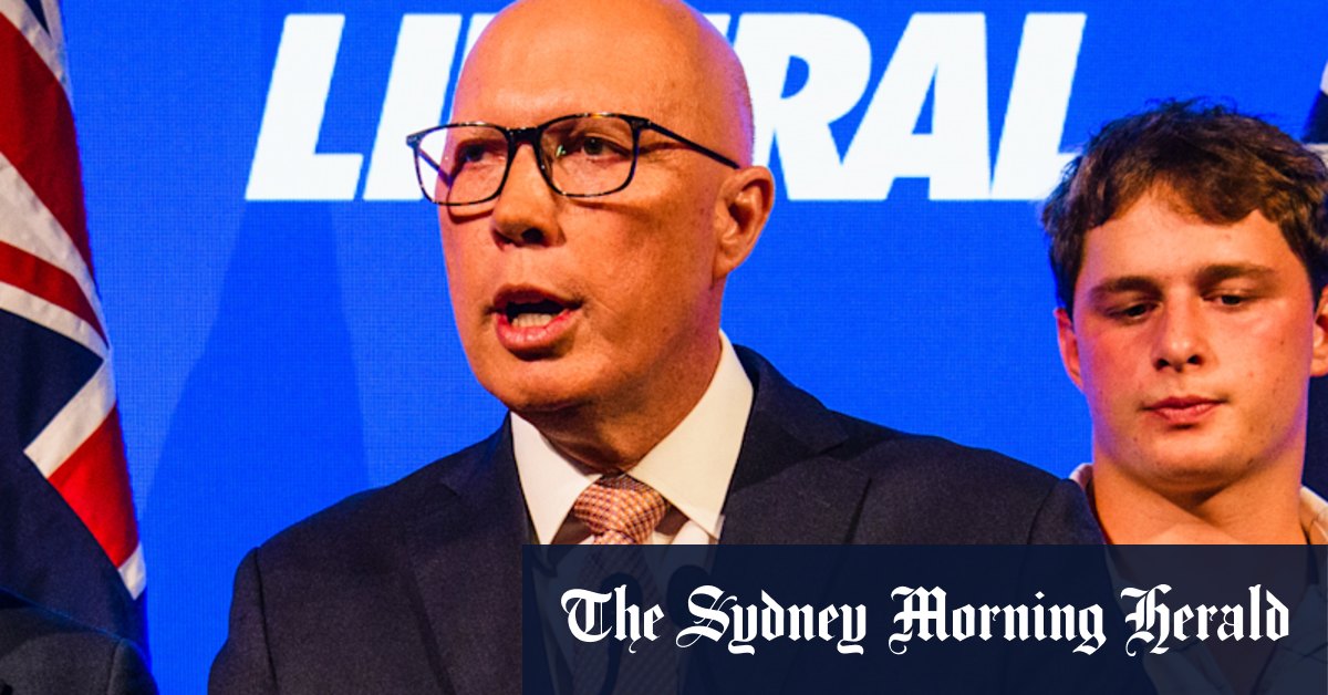 Peter Dutton pour perdre Dickson, ne peut pas être PM