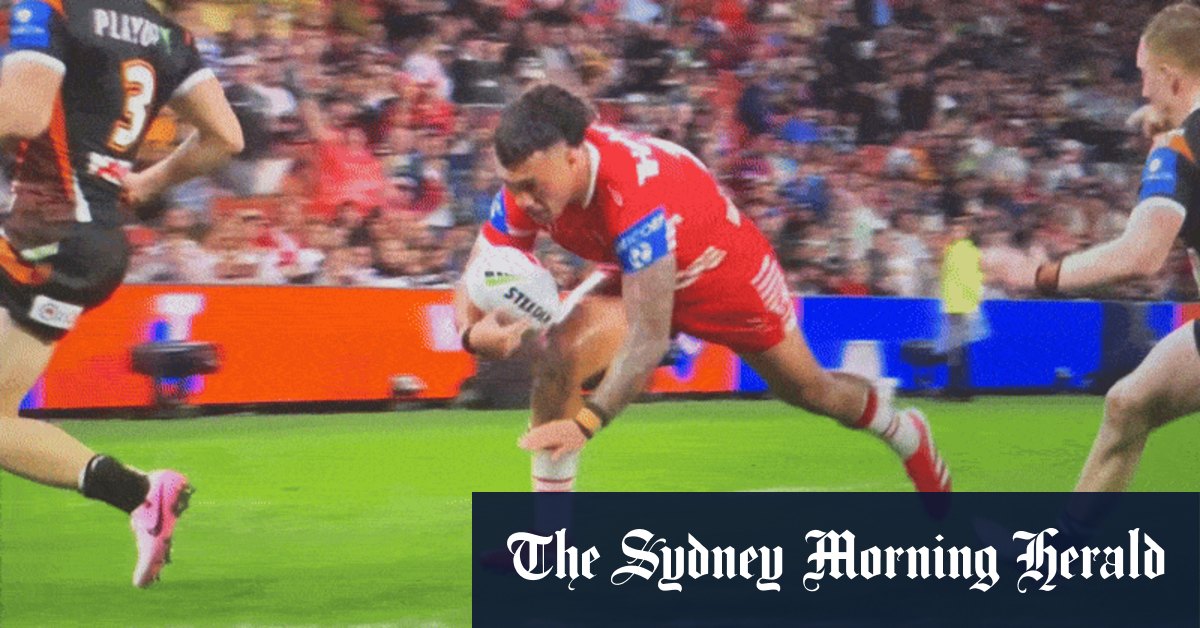 Wests Tigers a battu St George Illawarra Dragons 30-24 à Magic Round