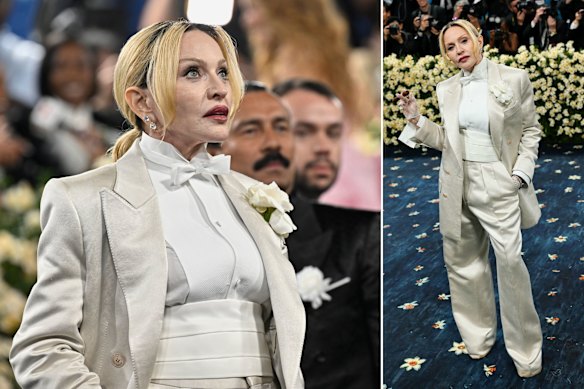 Madonna à Tom Ford au Met Gala.