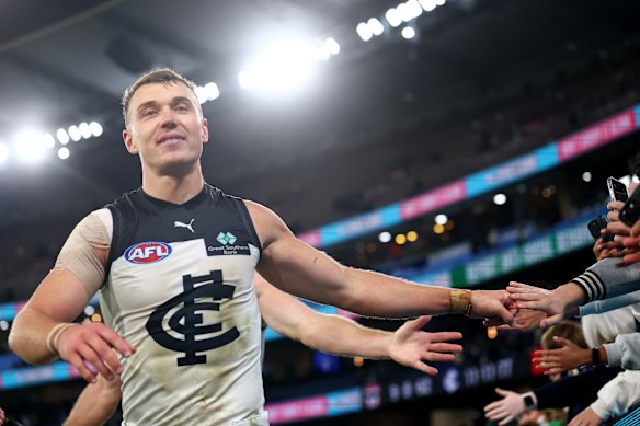 Patrick Cripps a livré lorsque Carlton avait le plus besoin de lui vendredi soir.