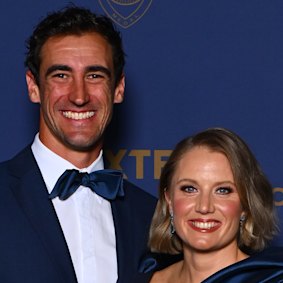 Alyssa Healy et Mitchell Starc.