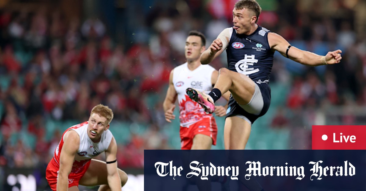 Scores Sydney Swans contre Carlton Blues, résultats, luminaires, équipes, conseils, jeux, comment regarder