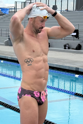 James Magnussen après avoir pris des substances améliorant les performances.