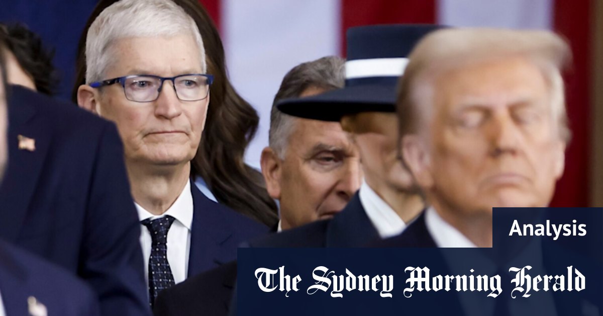 Pourquoi Trump est tombé amoureux du PDG d'Apple Tim Cook
