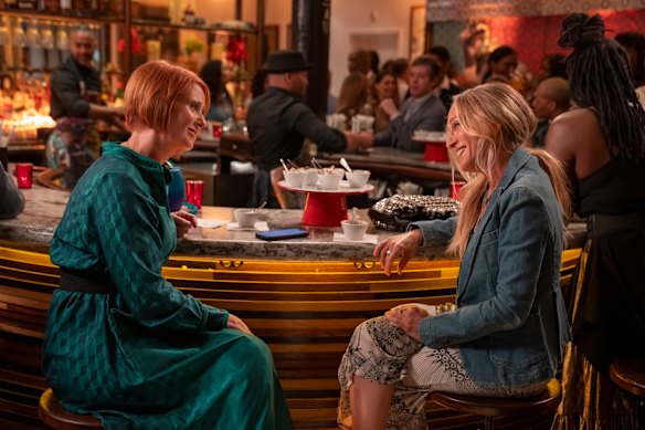 Miranda (Cynthia Nixon) et Carrie (Sarah Jessica Parker) et juste comme ça… Saison trois.