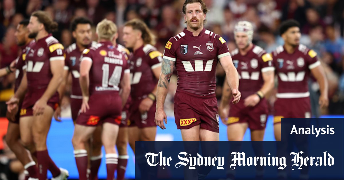 Le Queensland Maroons Jerseys a perdu leur couleur lorsqu'il est exagéré. Les hommes à l'intérieur d'eux ont perdu leur sang