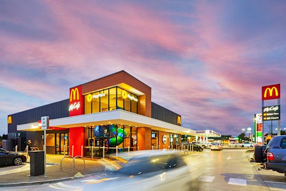 Le premier McDonald's sur le marché pendant des années au 53 Sunshine Avenue, St Albans.