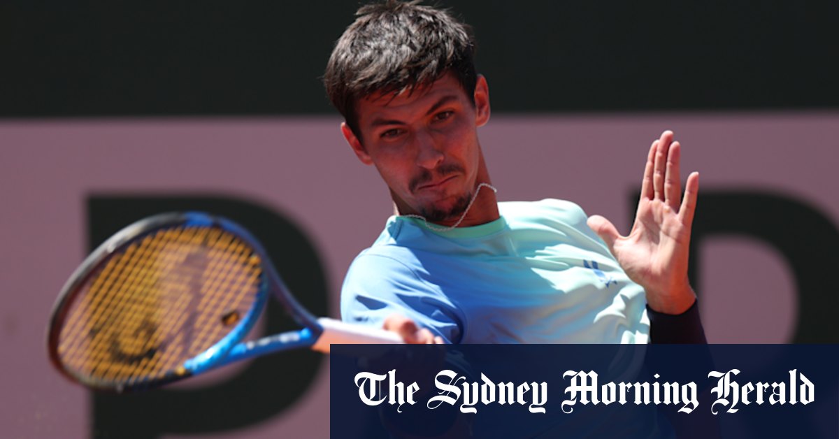 Alexei Popyrin charge dans les 16 derniers à l'Open de France