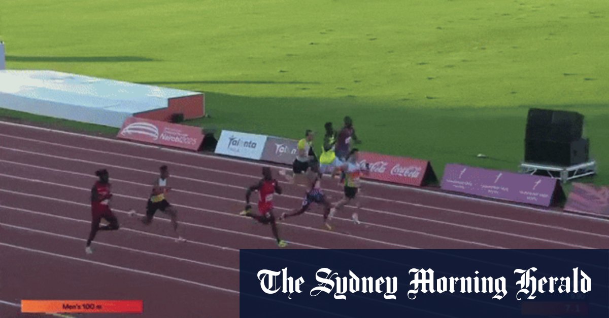 Lachlan Kennedy brise 10 secondes pour 100 m, deuxième sprinter australien pour le faire légalement; Kip Keino Classic, Nairobi, Kenya