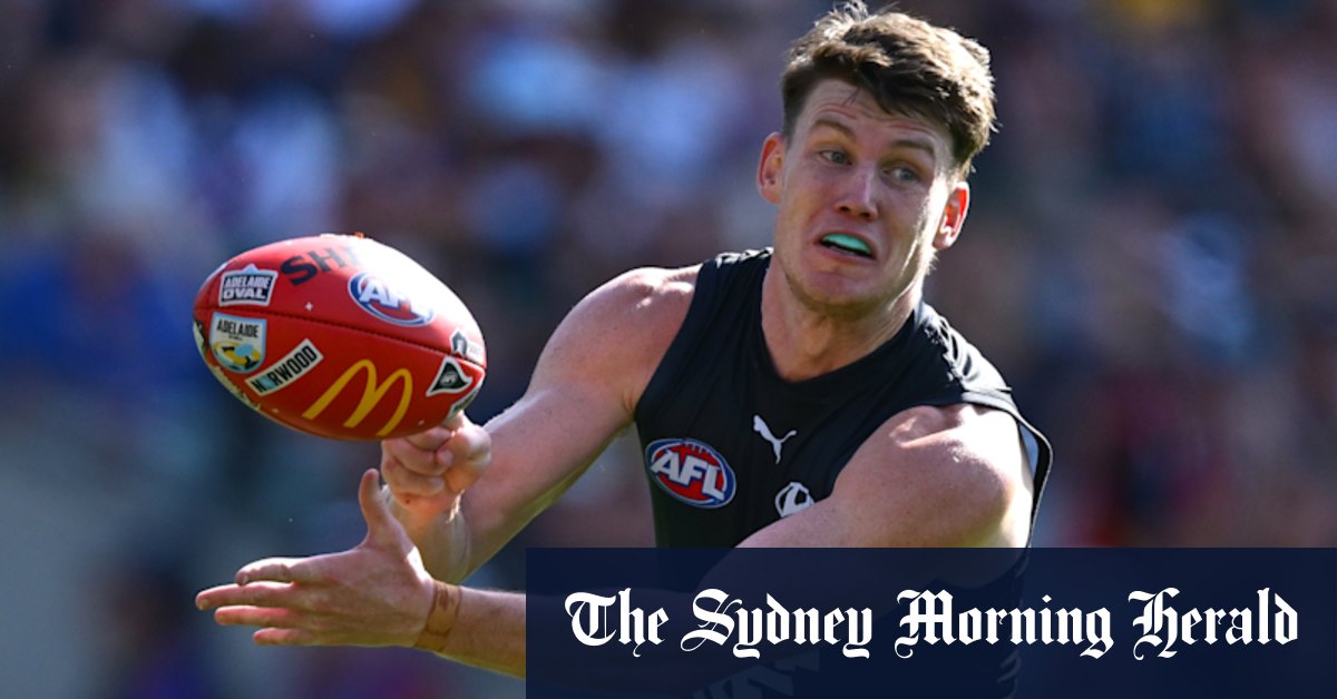 Le milieu de terrain de Carlton Blues Sam Walsh Out pendant six semaines avec une blessure au pied