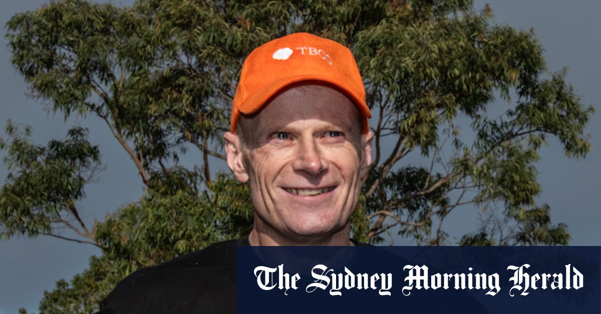 Richard Scolyer complète le 250e parkrun à Haberfield à Sydney