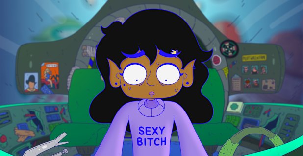 Princesse spatiale lesbienne