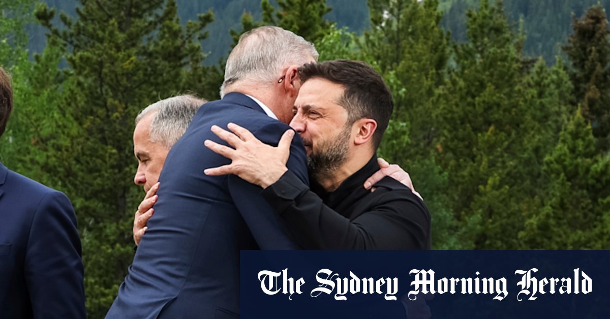 Anthony Albanese rencontre Volodymyr Zelenskyy à G7 après Donald Trump Snub