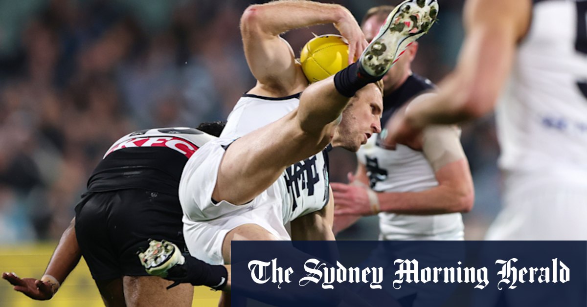 Nick Haynes soutient Michael Voss après la perte de 50 points de Carlton Blues à Port Adelaide Power