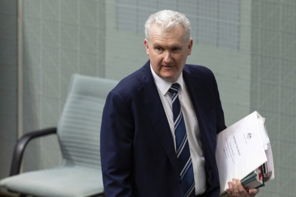 Le ministre des Affaires intérieures Tony Burke.