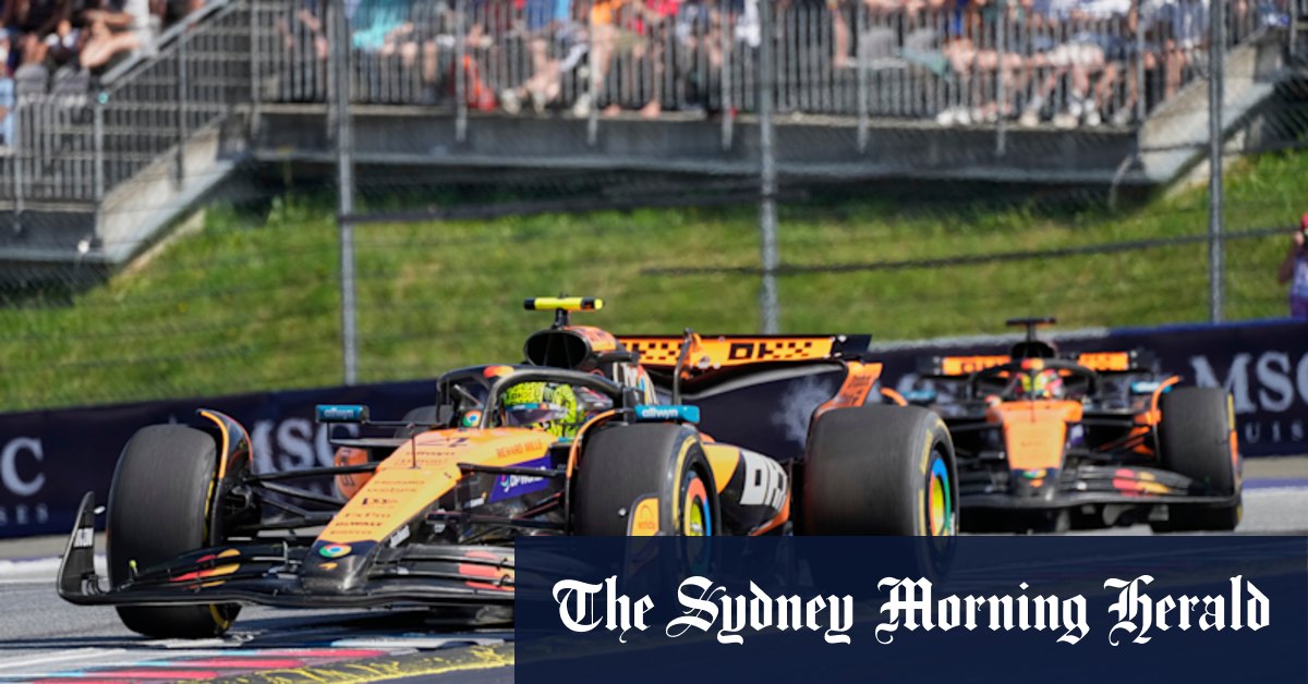 Norris, Piastri terminer un-deux après que Verstappen se bloque au premier tour