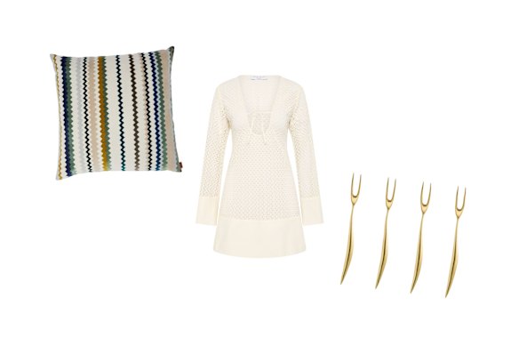 Coussin extérieur «Dune»; Couvrir; Cocktail «Sardina».  