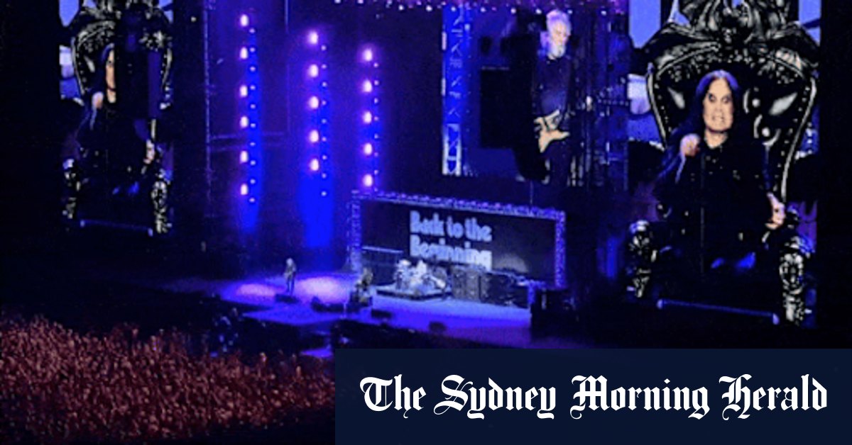 Ozzy Osbourne se produit assis dans la performance finale à Birmingham