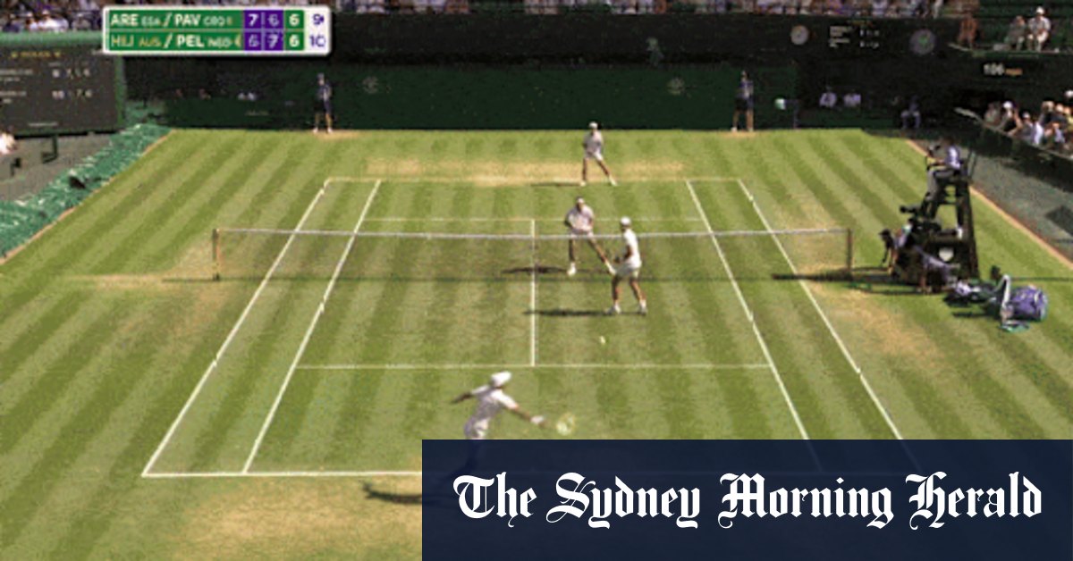 Rinky Hijikata célèbre avec style après avoir atteint Wimbledon Doubles Final 2025 avec David Pel