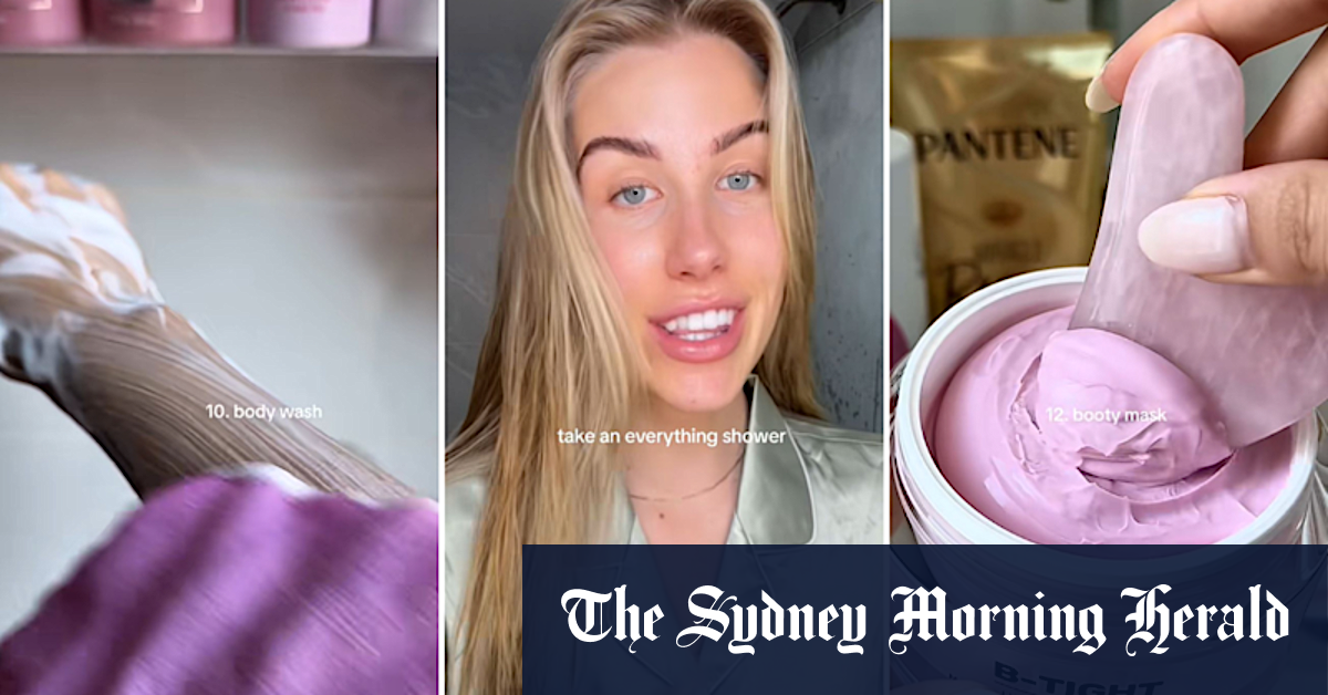 Une routine de douche de 25 étapes? Les experts disent que cela peut faire plus de mal que de bien