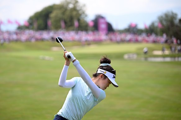 Grace Kim en action lors du tour final.