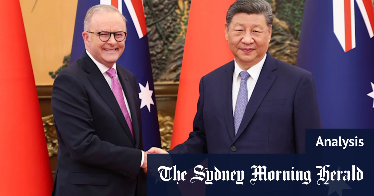 Une grande image de la visite du Premier ministre est que Xi Jinping considère l'Australie comme un fruit mûr pour s'arrêter