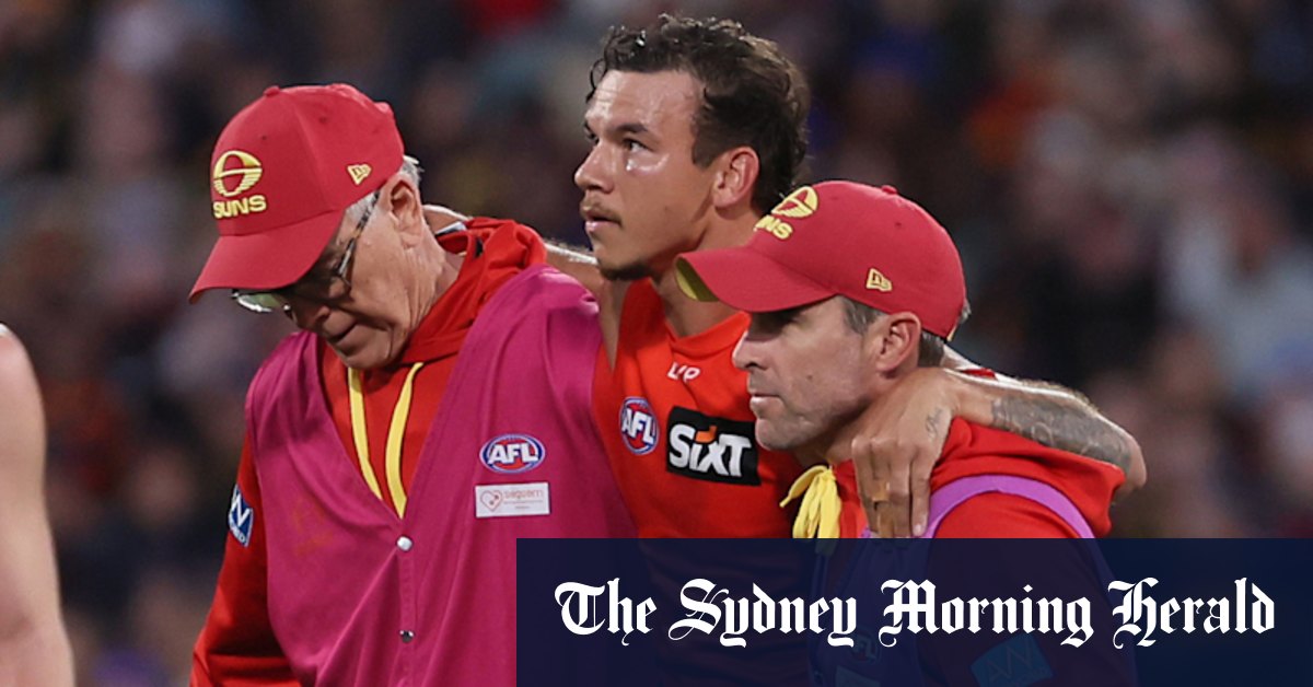 Daniel Rioli de Gold Coast Suns pour subir une intervention chirurgicale sur la fracture des jambes, il manquera plusieurs semaines