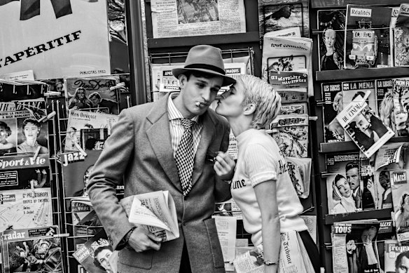 Aubry Dullin et Zoey Deutch comme Jean-Paul Belmondo et Jean Seberg.