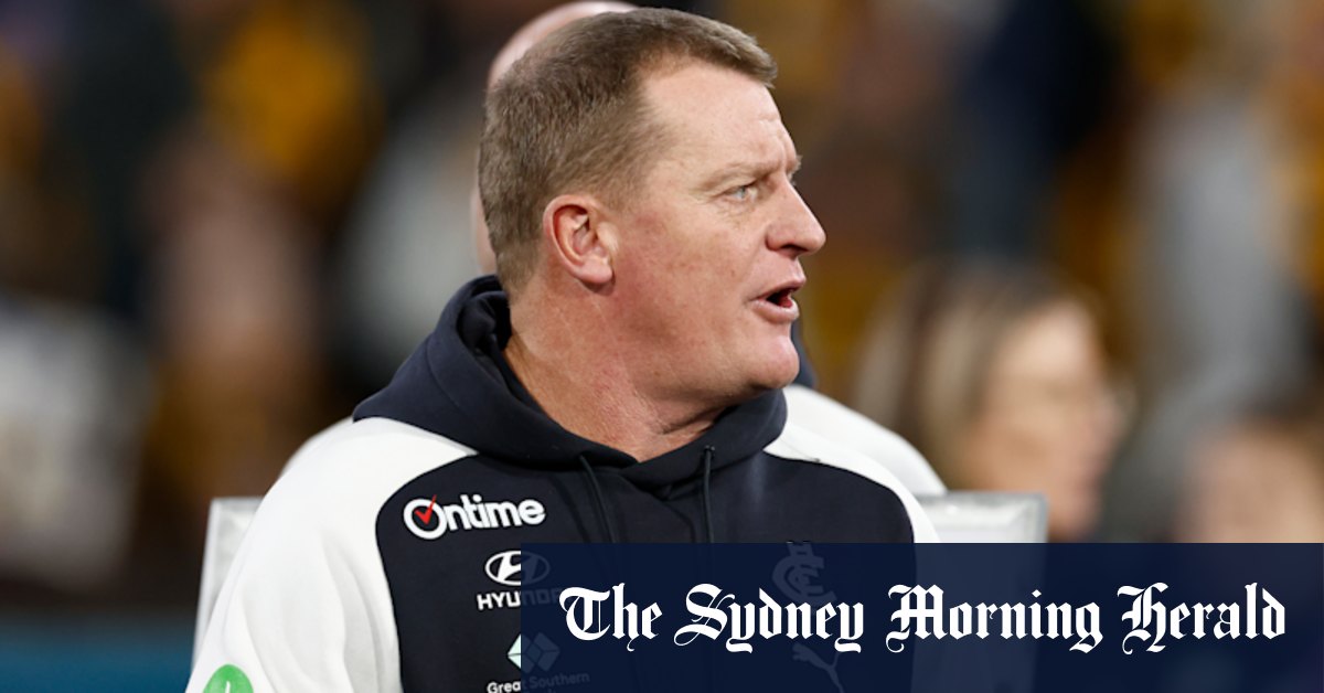 La rivalité de Carlton Blues avec des Magpies de Collingwood s'enflamme sur les commentaires de Craig McRae; Michael Voss frappe; Simon Goodwin a soulagé une sécurité supplémentaire après la publication des médias sociaux; CHRIS SCOTT'S DIG à l'AFL