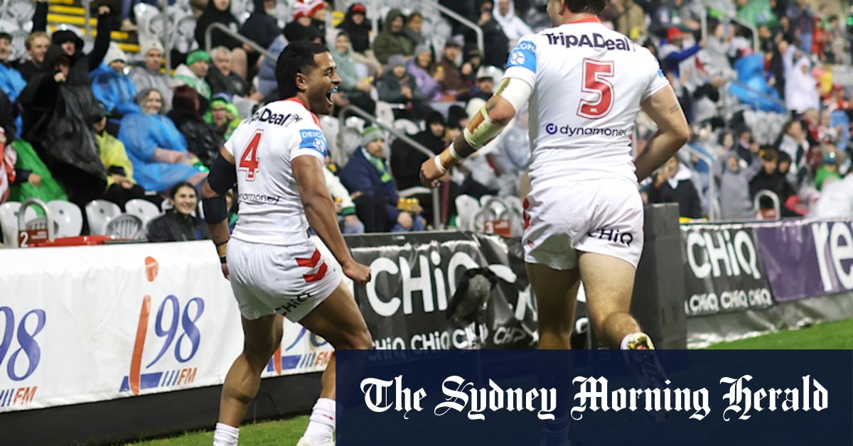 St George Illawarra et Canberra Raiders