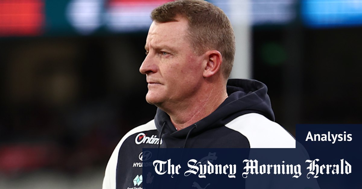 Comparaison des appels à venir pour les démons Carlton Blues et Melbourne sur l'avenir de Michael Voss et Simon Goodwin