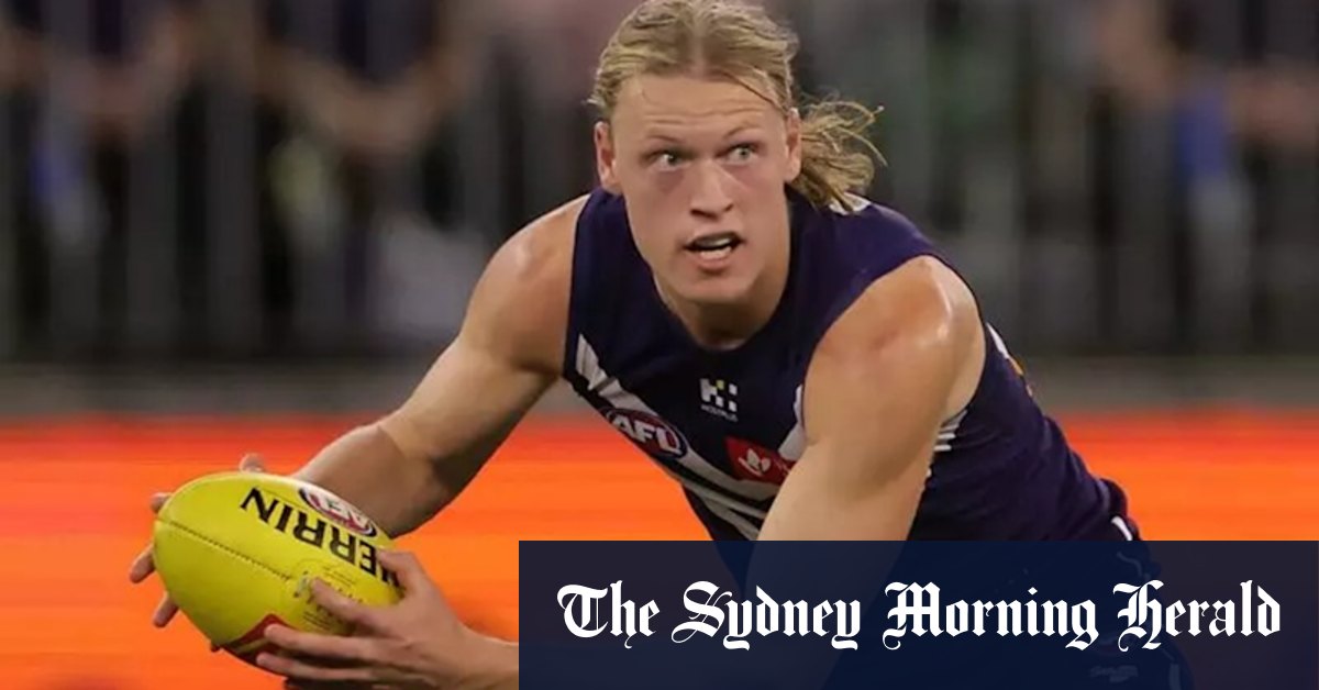Star Dockers Mid Blested lors de la victoire de retour sur Carlton