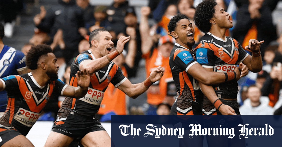 Wests Tigers geste après Try Sparks Canterbury Bulldogs plainte
