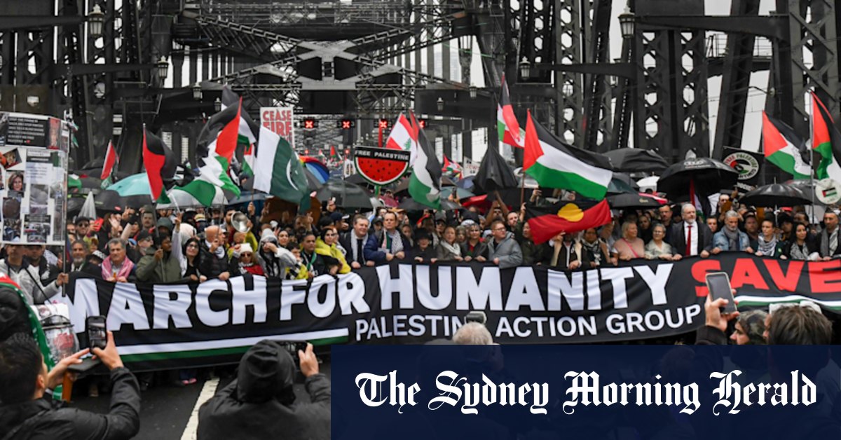 Anthony Albanese demande un appel avec Benjamin Netanyahu après la marche Pro-Palestine du pont de Sydney Harbor