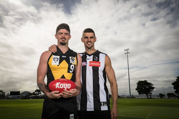 Football Brothers Ryan et Scott Pendlebury.