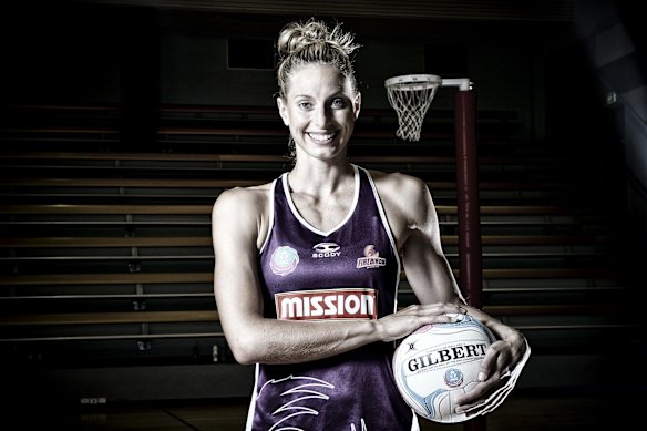 L'ancienne capitaine australienne de netball Laura Geitz.
