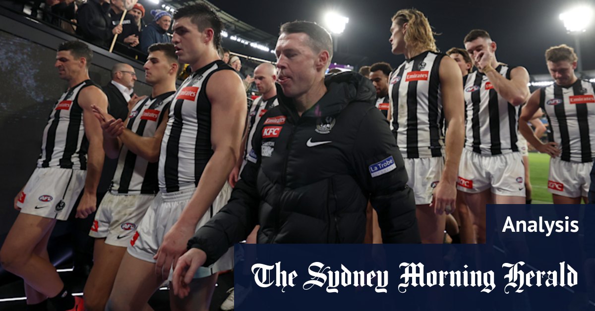 L'arrêt du toboggan de Collingwood Magpie est le plus grand test de Craig McRae à ce jour