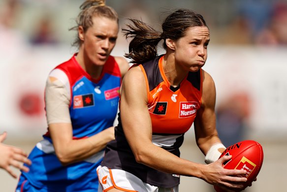 Chloé Dalton quand elle a joué pour GWS.