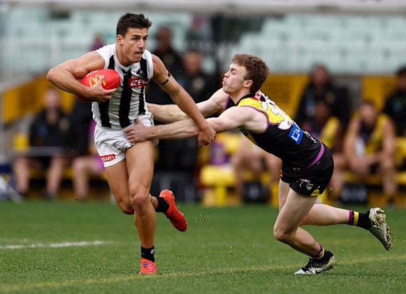 Homme principal: Les Magpies semblent trop dépendantes de Nick Daicos pour leur mouvement de balle.