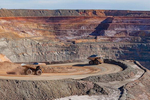 Mine Gold Super Pit de Northern Star à Kalgoorlie.