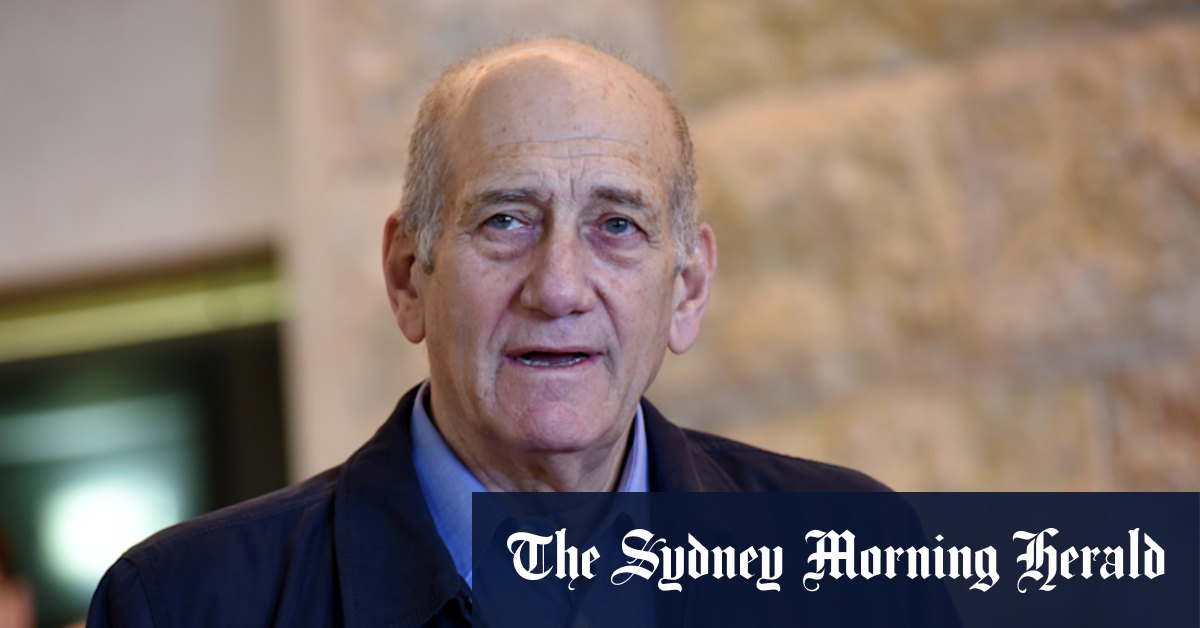 Reconnaissance de l'État palestinien rejeté par l'ancien Premier ministre israélien Ehud Olmert