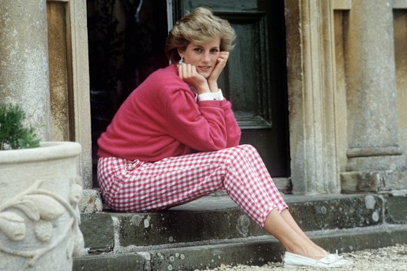 Diana a imaginé à domicile dans le Gloucestershire en 1986.